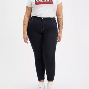 LEVI’S 720 HIGH RISE SUPER SKINNY WOMEN'S DARK WASH JEANS